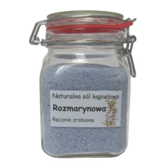 Rozmarynowa naturalna sól do kąpieli